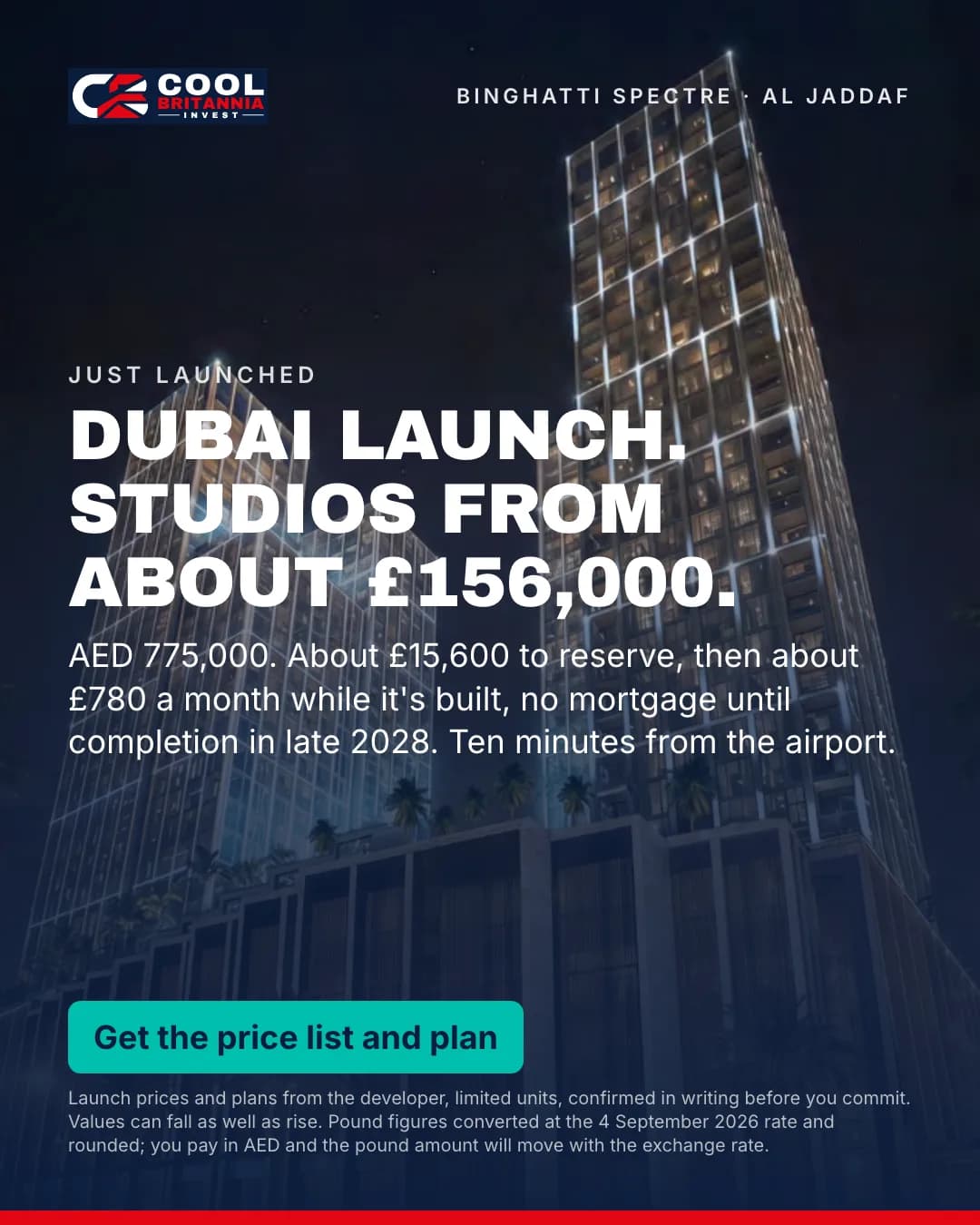 Binghatti Spectre, Al Jaddaf Waterfront, Dubai